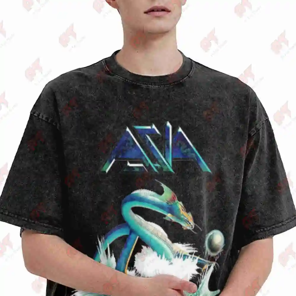 Asia Debut Album Cover Vintage Washed Tee Pure Cotton T-Shirt