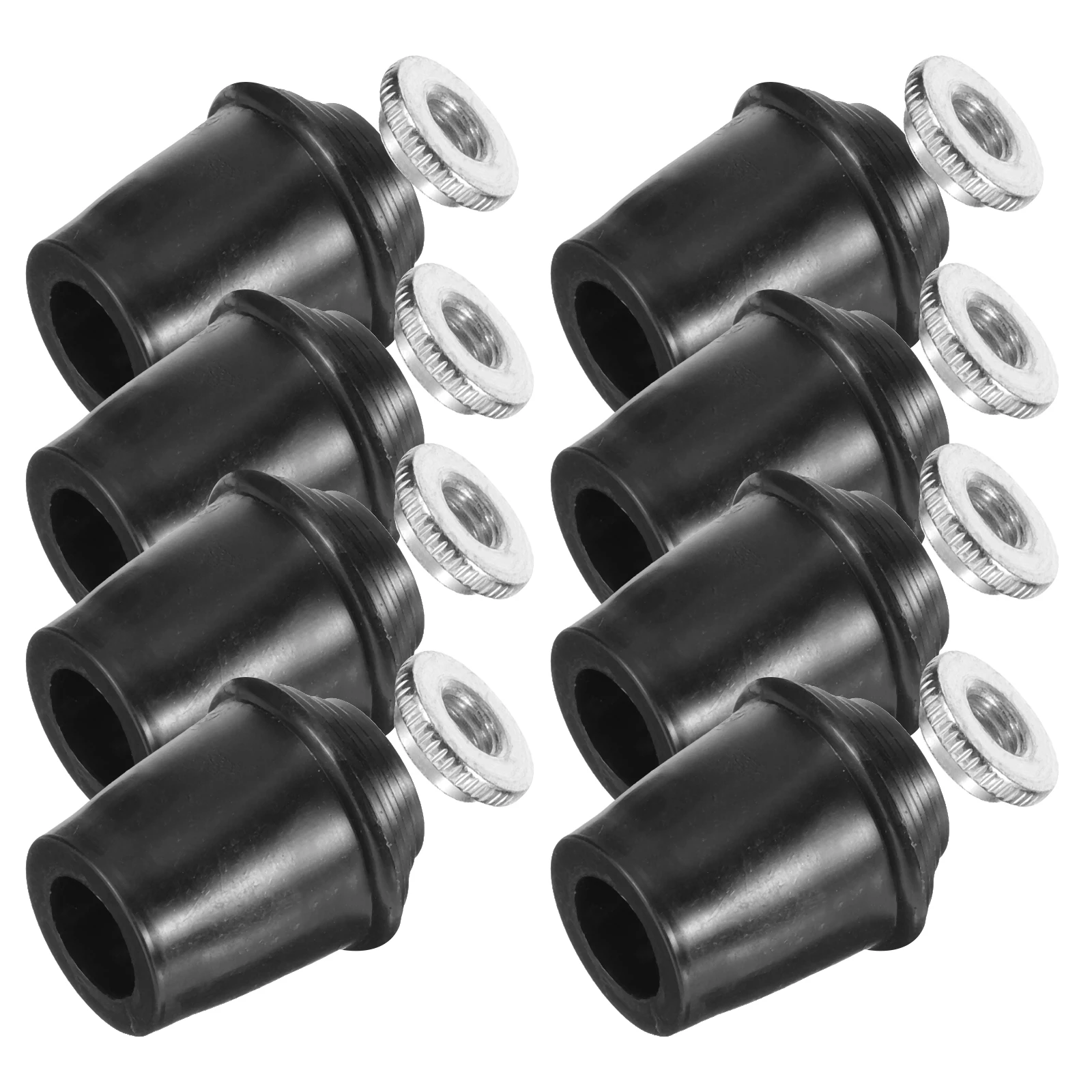 

8 set 8 Sets Rubber Tom Cover Durable Non-slip Drum Set Accessories Support Pad Stand Cushion Kit Drum Supplies