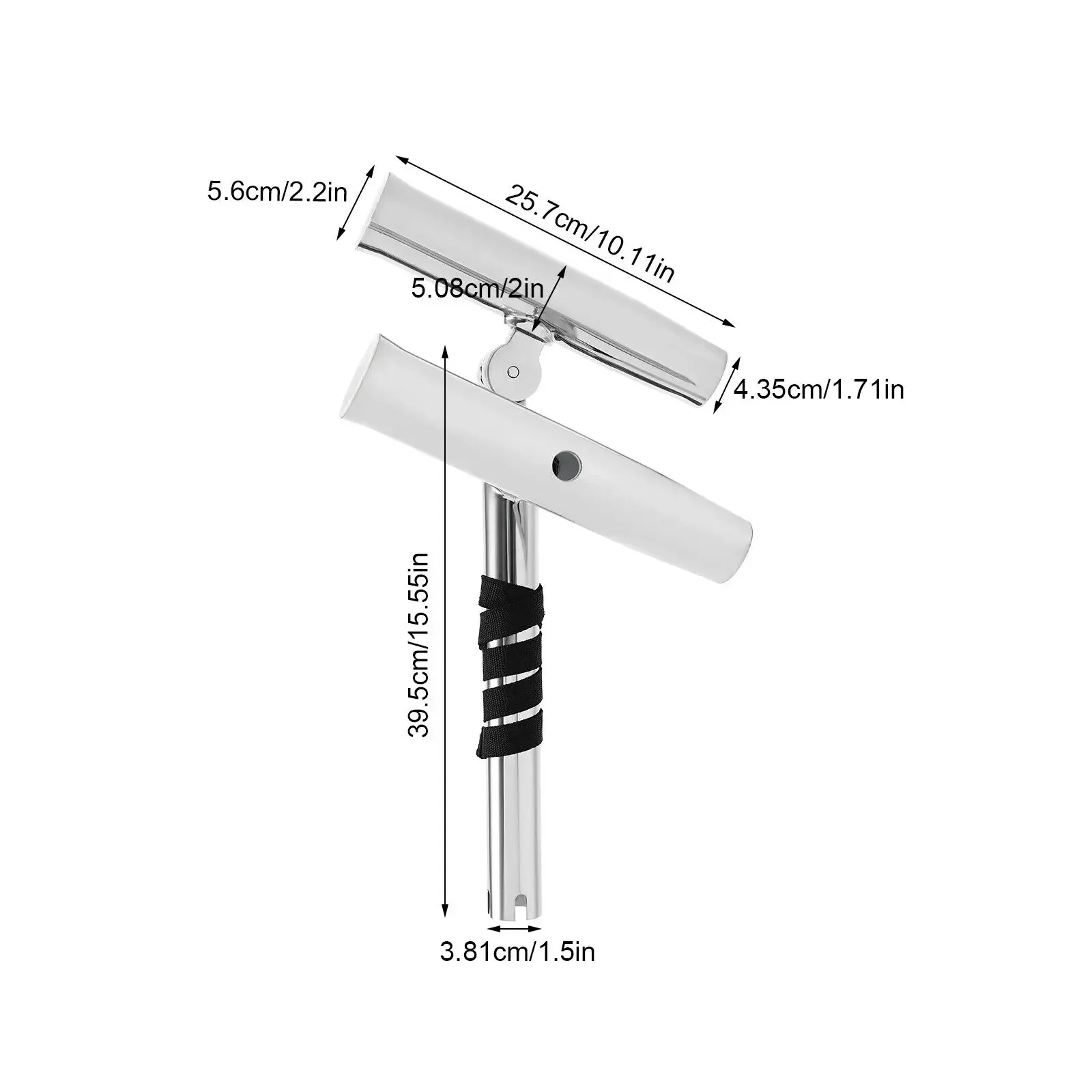 Комплект из 2 двух угловых держателей для стержней из нержавеющей стали |   Сверхмощные регулируемые розетки для ловли лодок |   Коррозионностойкий