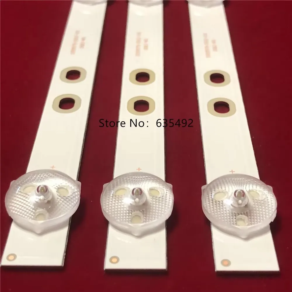 10 шт. светодиодная лента для подсветки для NES0NS 50F570T2 AKAI AKTV505 TI4910DLEDDS C50ANSMT-4K DS50M73-DS07-V01 DSBL-WG 2W2006-DS50M7301-01