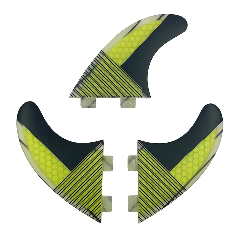 

UPSURF FCS G5 Surfboard Fins Set 3pcs Fiberglass Honeycomb for Shortboard Funboard Surfing Quilhas Tabla De Surf Accessories