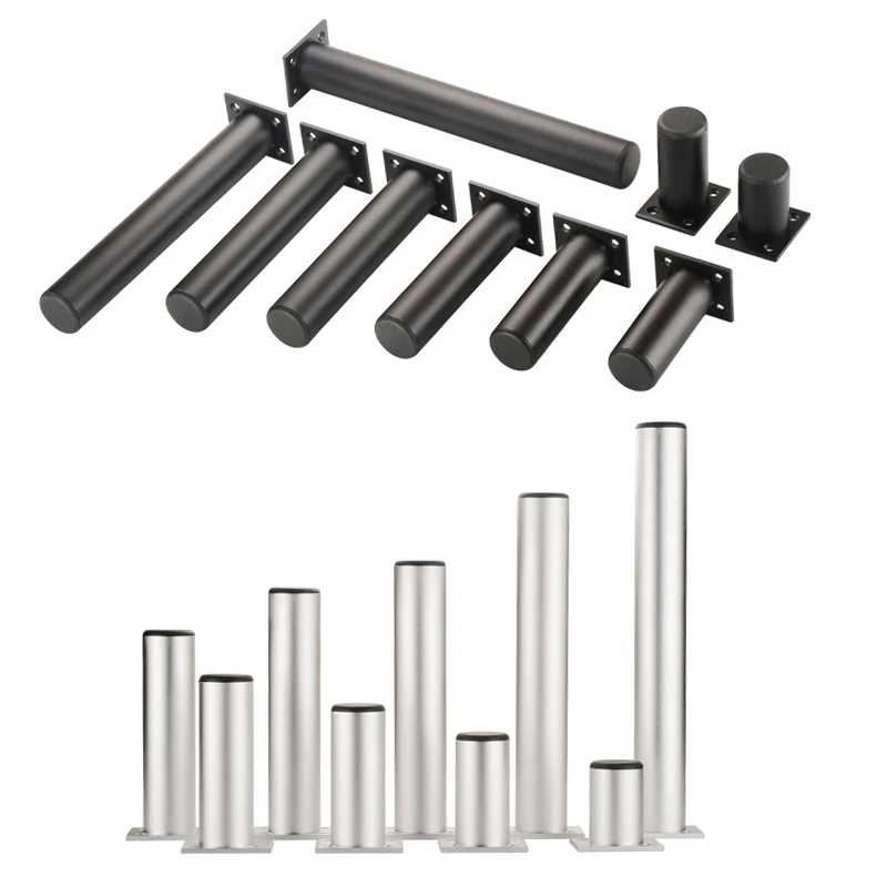 4Pcs Aluminum Furniture Legs Cabinet Foot DIY Thicken Adjustable 6-15CM TV Cabinet Support Leg bathroom Cabinet Feet image 3