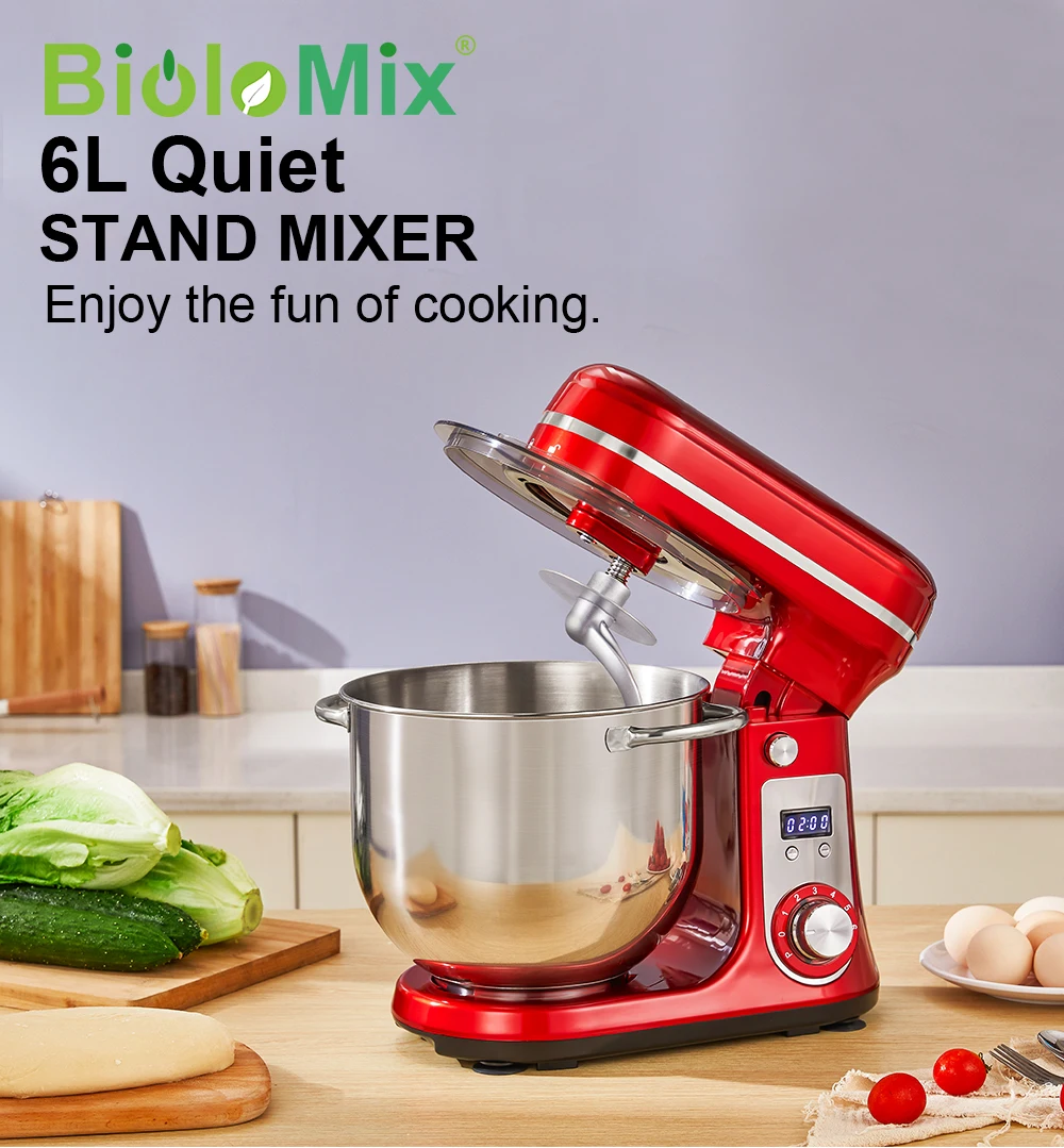 BM601 6L ステンレス製ボウル容器 BioloMix スタンドミキサー用
