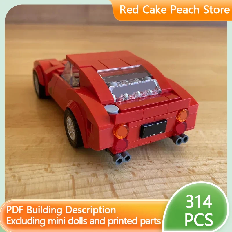 

Speed Racing Car Model MOC Building Bricks Top Tier Sports Car 250 Modular Technology Children Holiday Gifts Assemble Toys Suit