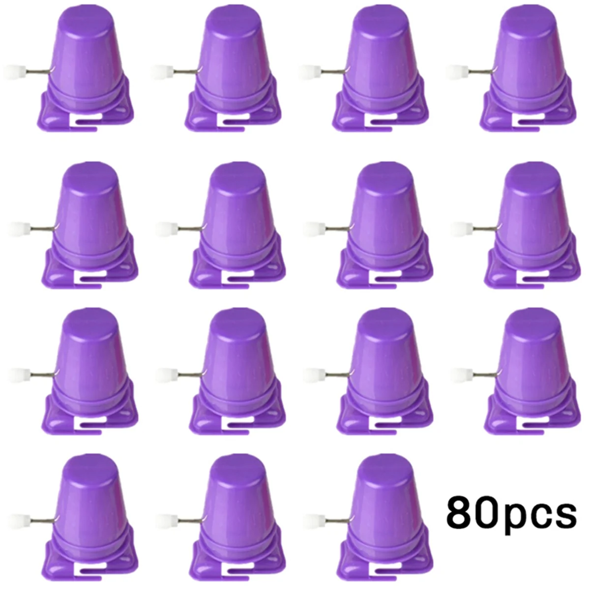 80PCS Clockwork Legged Robot Kids Toy Wind Up Toy Movement Mechanism Movement Plaything Toys for Sports Kids Toy Purple