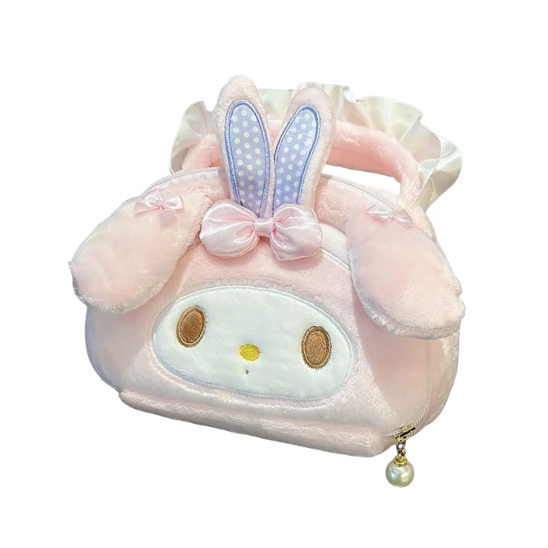 الكرتون نمط لطيف بلدي ميلودي الوردي حقيبة يد النمط الياباني حقيبة مستحضرات التجميل Kawaii جوهرة حالة النمط الياباني حقيبة قطيفة الهدايا فتاة #5