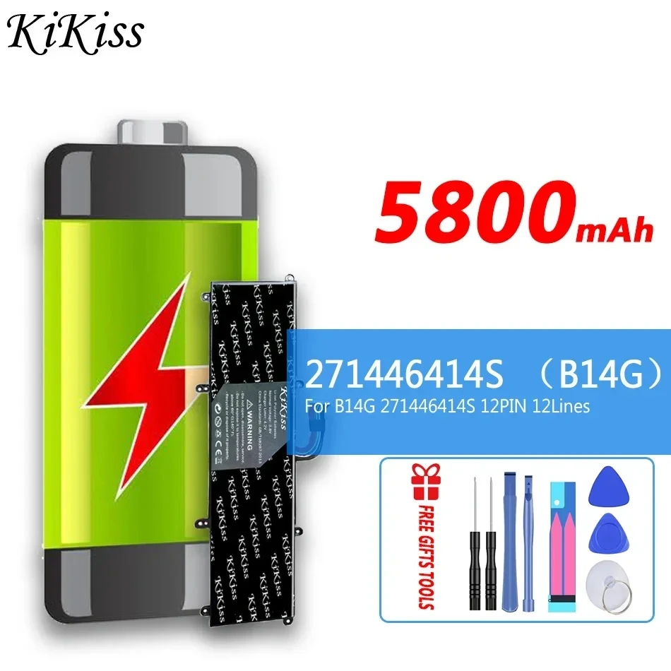 

5800mAh KiKiss Powerful Battery For B14G 271446414S 12PIN 12Lines Laptop Batteries