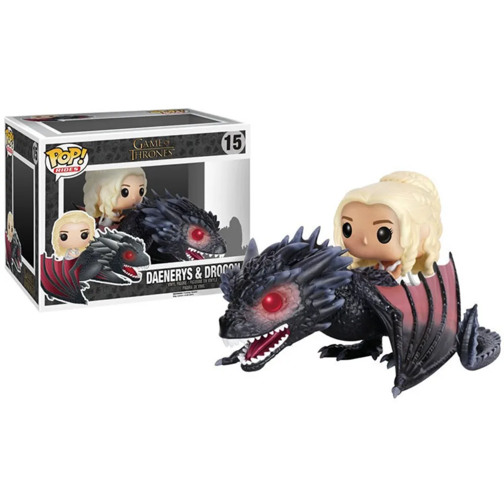 Funko POP Game of Thrones Actionfiguren Daenerys Dragon Filmperipheriegeräte Modellpuppen Dekoration Ornament Kinderspielzeug Geschenke