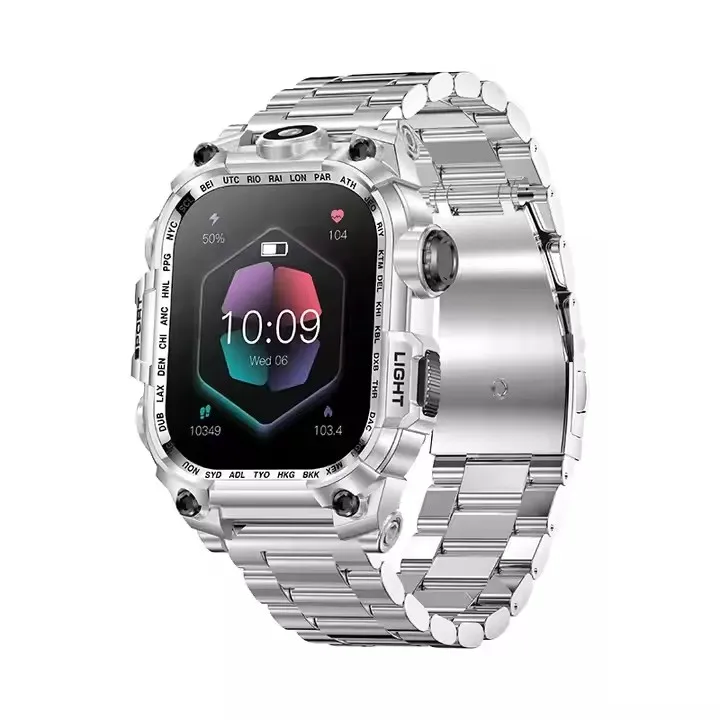 I121 Smartwatch 2024 مقاوم للماء 2.01 بوصة BT Call ساعة ذكية مراقبة النوم الأجهزة التي يمكن ارتداؤها