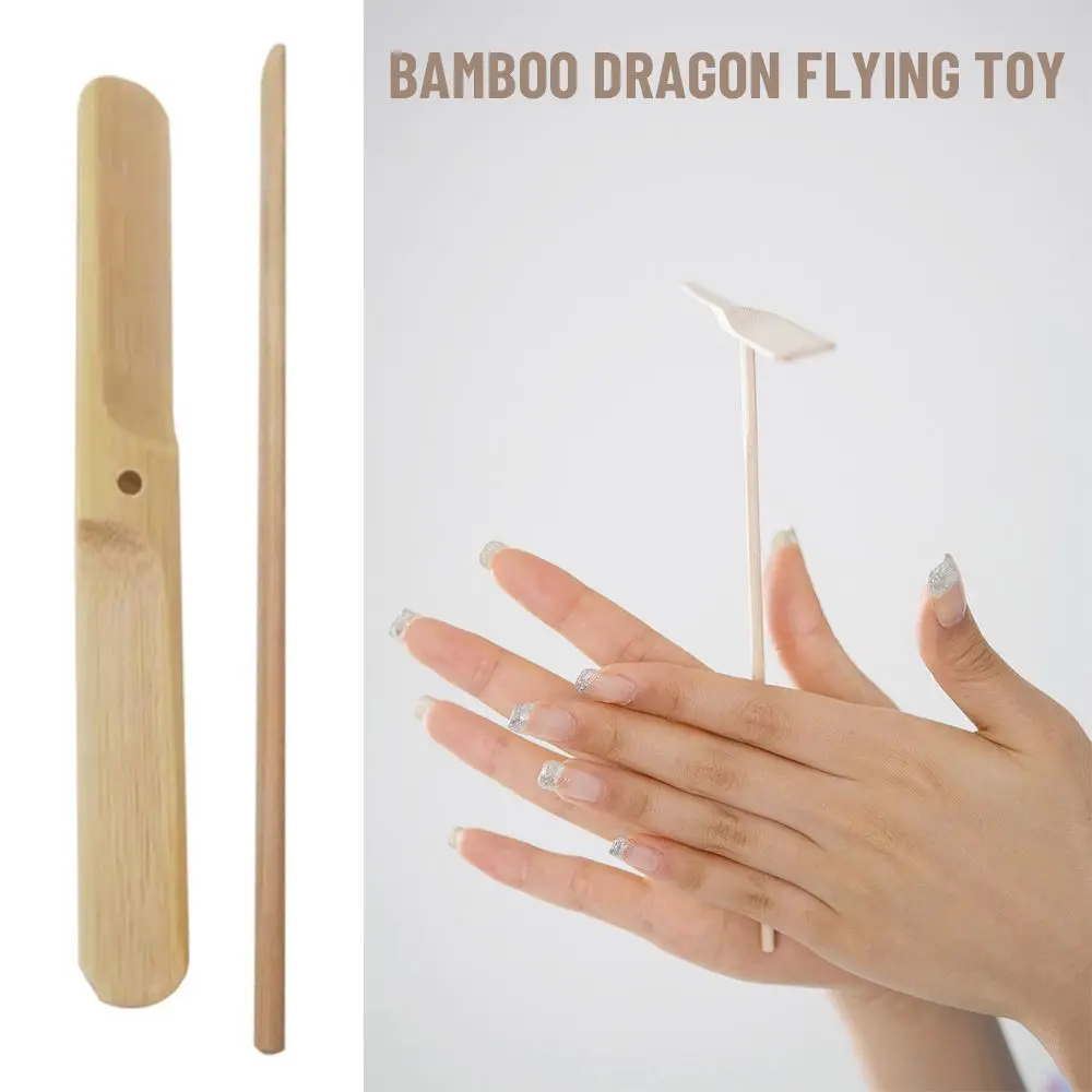 

Educational Boy Girl Hand Rub Propeller Bamboo Dragonfly Flying Fairy Toy Flying Accessories
