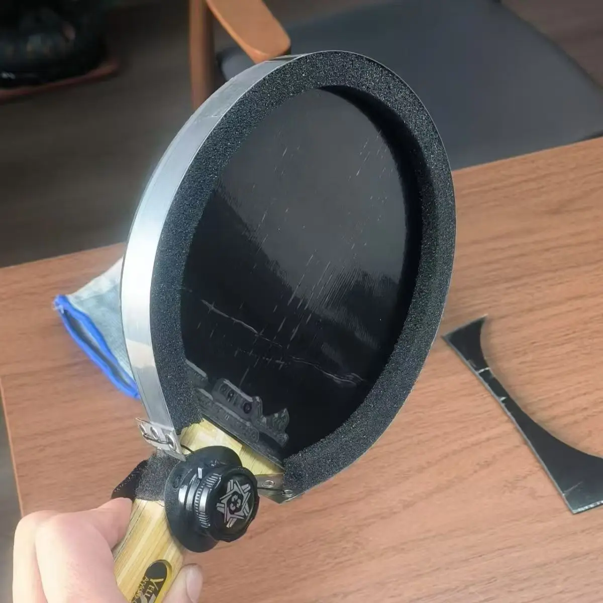 Professional Table Tennis Rubber Cutter Made of High Quality Sponge for Cover Removal