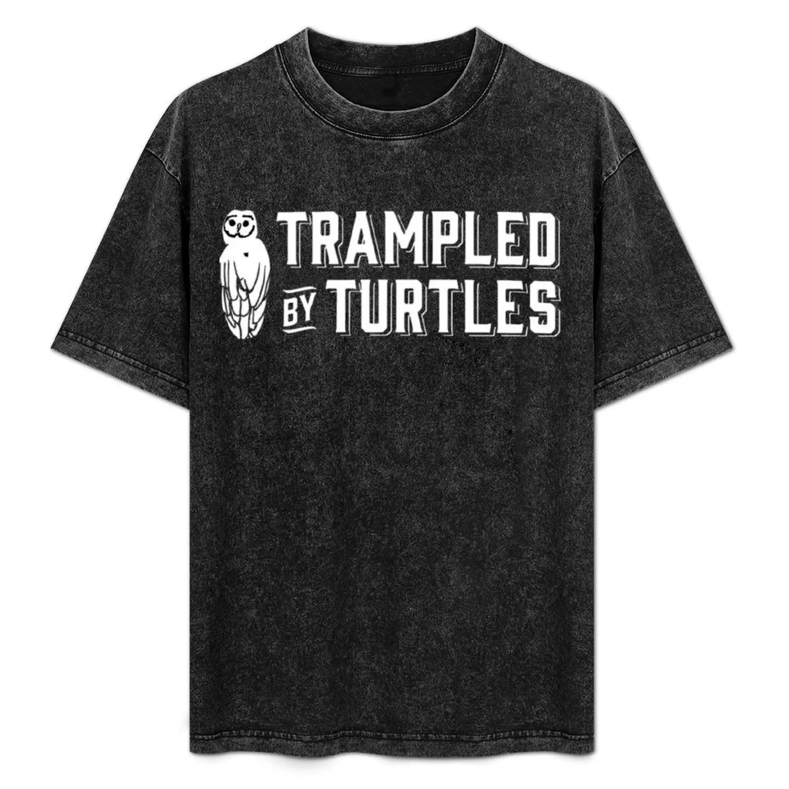 

Retro Trampled by T-Shirt Minimalist Plain Crew Neck T-Shirt