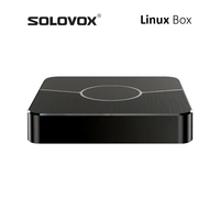 SOLOVOX TOA OTT Middleware Linux4.9 Smart TV Box Quad Core 5G WiFi BT5 Stalkermac Media Player 4K LINUX STB Live Streaming