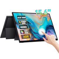 15.6 Inch 12000mAh Battery Portable Monitor TouchScreen 1080p 72%sRGB IPS Gaming Display For PC Laptop Phone Switch PS5 Xbox Mac
