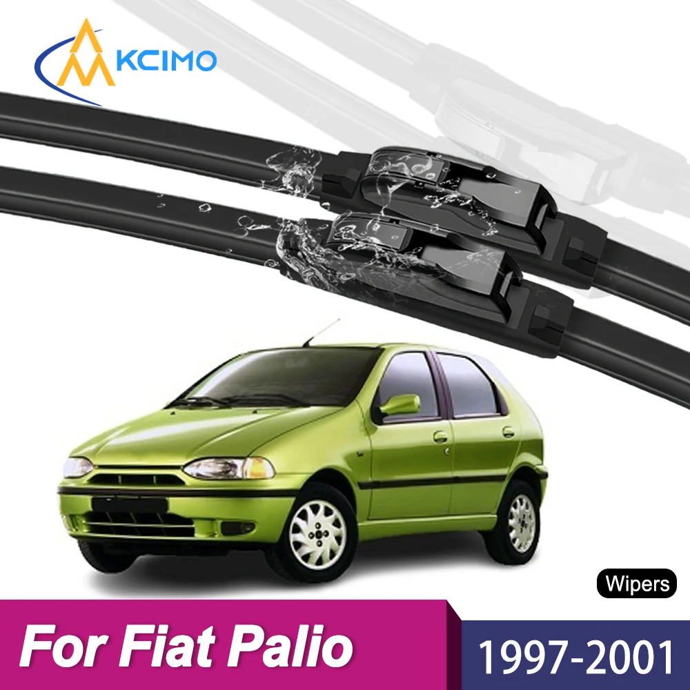 

High Quality Natural Rubber Front Wiper Set Compatible For Fiat Palio 178 1997-2001 Direct Replacement Car Windshield Wipers Par