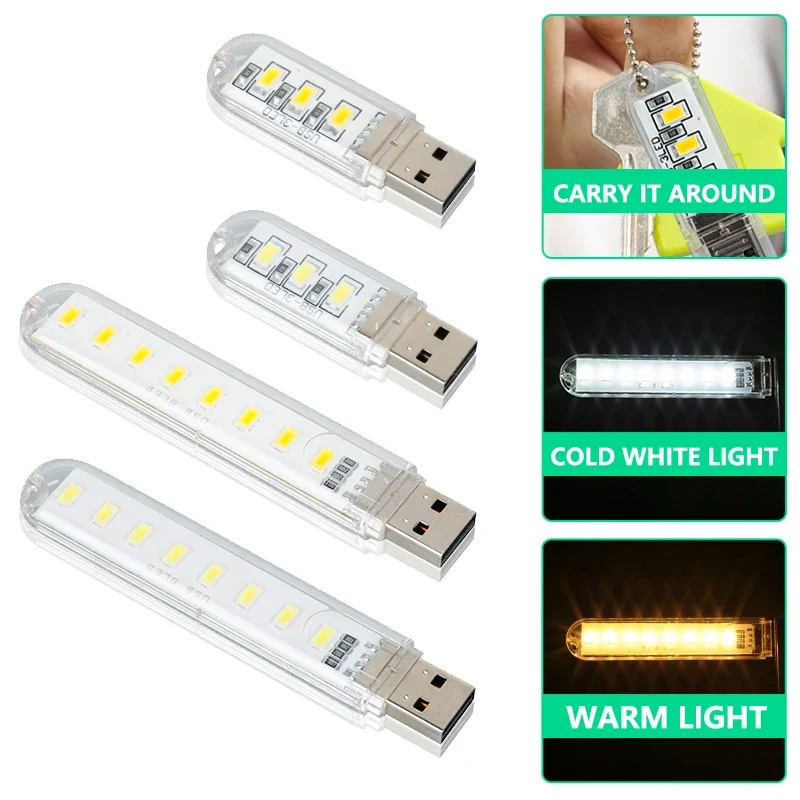 Mini USB LED Book Light Night Lamp Ultra Bright Reading Lights For Laptop