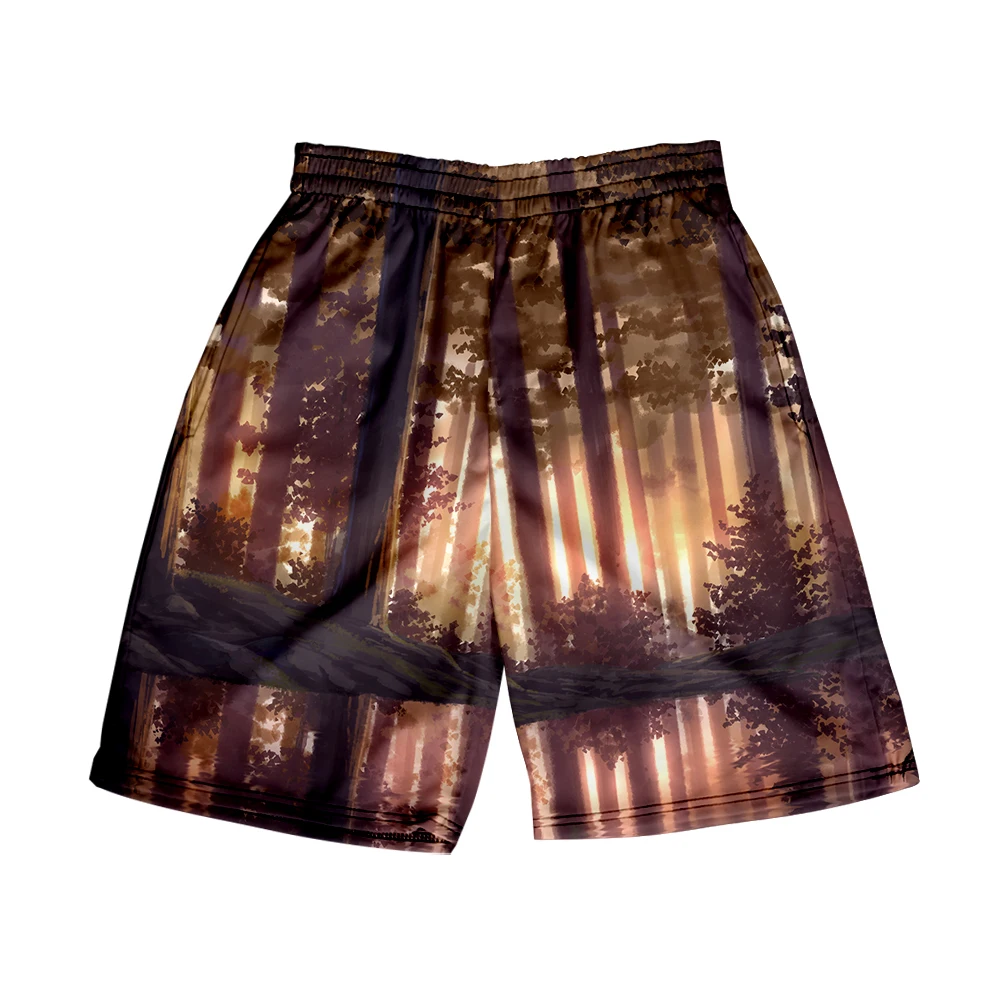 

Beach Shorts Men's and women's clothing 3D digital printing casual shorts Fashion trend couple Pants 17