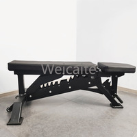 Adjustable Multipurpose Dumbbell Crunches Weightlifting Bench Fitness Equipment Bench Tilt Down Workout Leather Dumbbell Bench