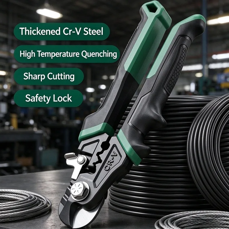 Industrial Heavy Duty Labor Saving Wire Rope Cutting Plier Multifunctional Shear for Steel Wire Iron Wire Cutting Hand Tool