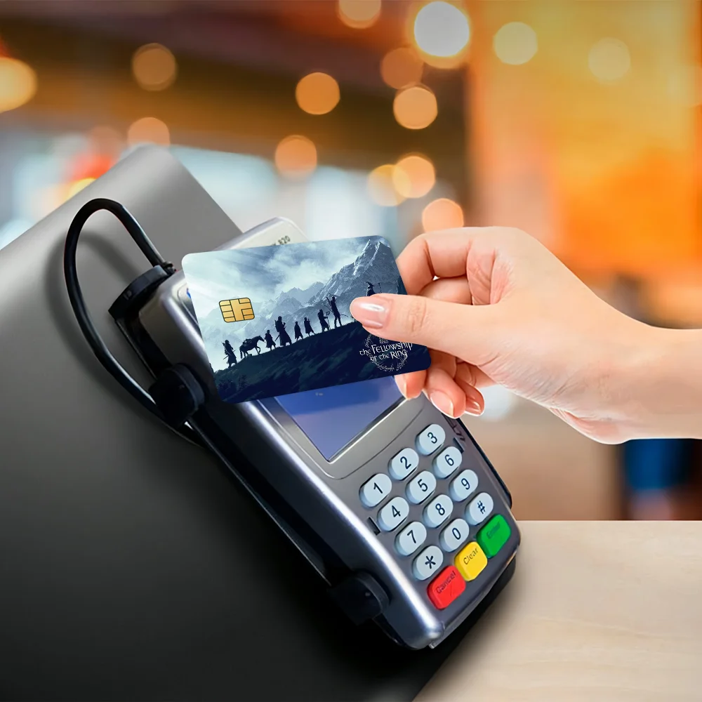 ملصق بطاقة L-Lord of the R-Rings مزخرف صغير مقاوم للماء مكون من 4 قطع مضاد للخدش