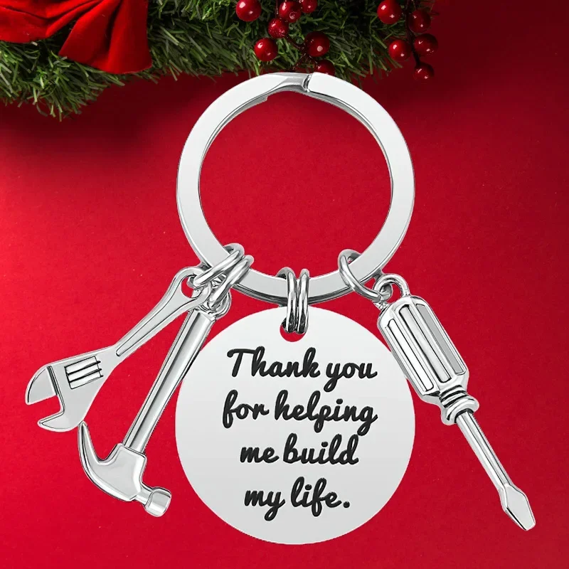 Горячая спасибо за помощь мне построить свою жизнь брелок-подвеска на день отца брелок для ключей шаг папа папа подарок на день рождения Горячая спасибо за помощь мне построить свою жизнь брелок-подвеска на день отца брелок для ключей шаг папа папа подарок на день рождения