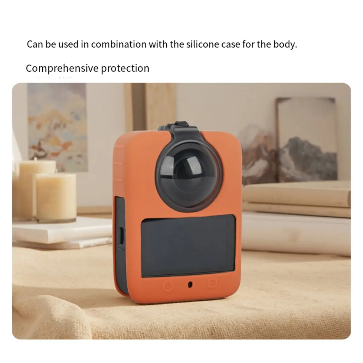 wilwill Lens Guards for DJI Osmo 360 Scratch-Resistant for Osmo 360 Accessories Portable Protective Cover