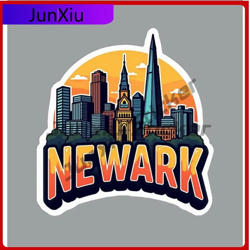 

Newark New Jersey Sticker Laptop X 500 Motorcycle Suv Camper Windshield Stickers Scratch-proof Exterior Car Decal For Cars Decor