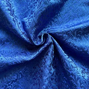 Damascus Silk Satin Brocado Jacquard Fabric, DIY Cheongsam Custom, rèm bọc, may vá, lúa mì hoa mặc định, 75x50cm 12 Brodery màn hình bán hàng chính - №12