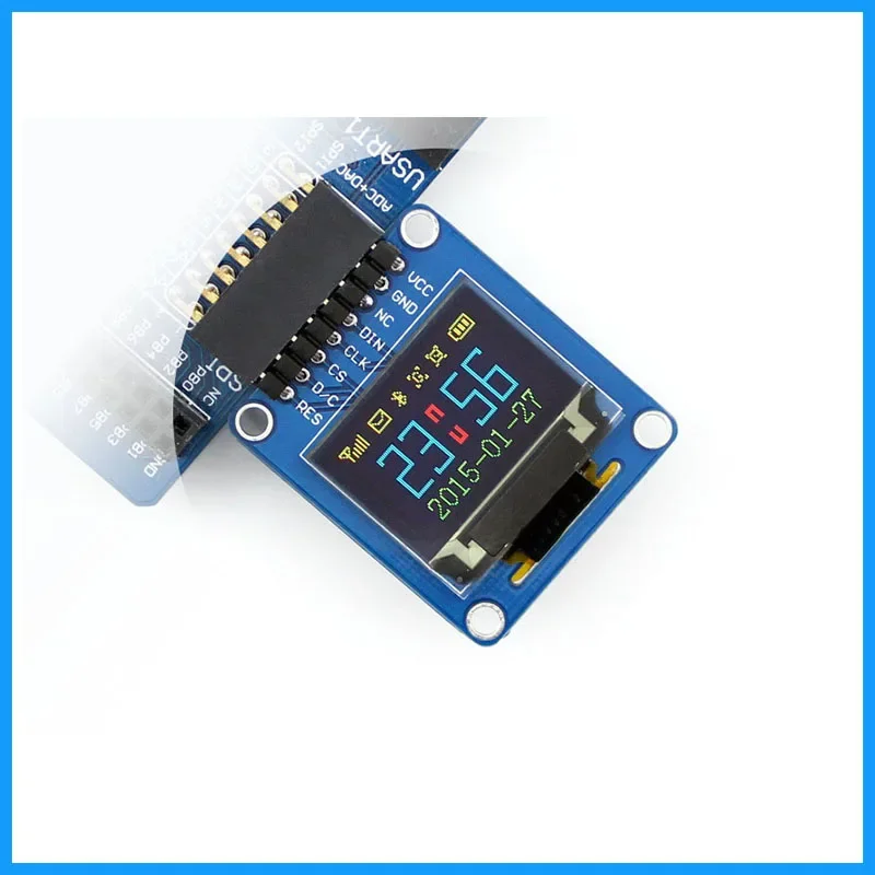 5 قطعة/الوحدة 0.95 بوصة RGB OLED (A) 1331 سائق رقاقة ، OLED وحدة 96x64 القرار SPI I2C واجهات مع رأس الدبوس الأفقي