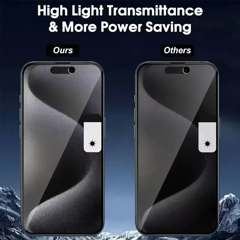 Protector de Pantalla de Privacidad de Cobertura Completa para iPhone 11 12 13 14 15 Pro Max 8 Plus Mejor Vidrio Anti-Espía 8K para iPhone 16 PRO XR XS MAX 5