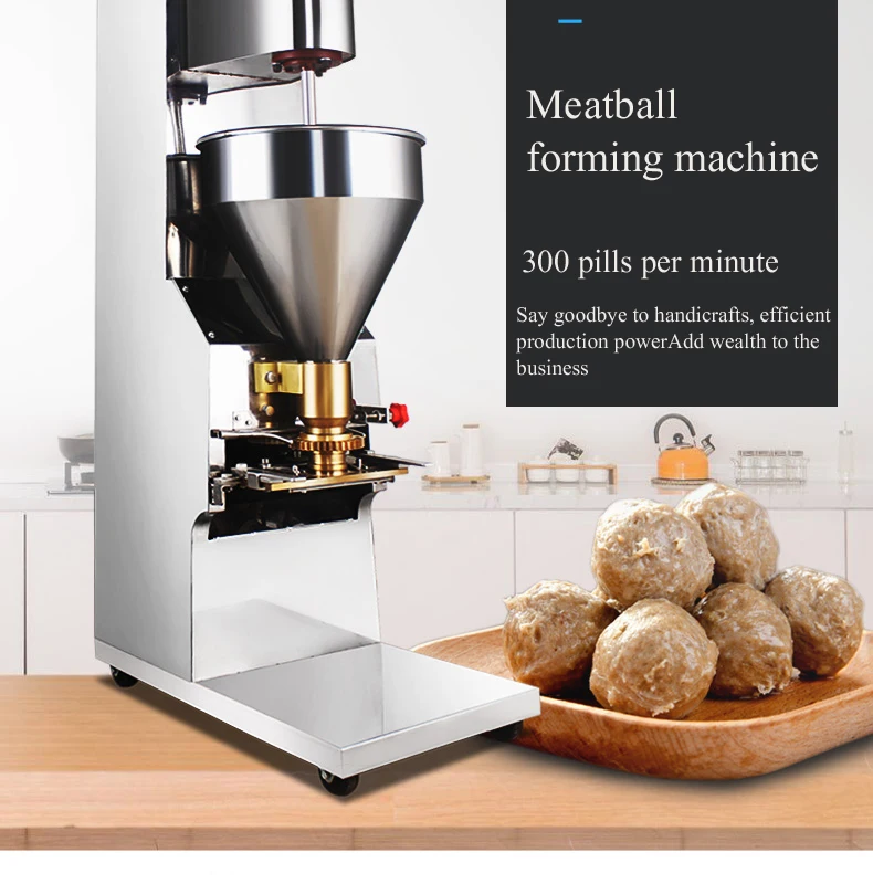 Commercial Stainless Steel Restaurant Food Beef Meat Ball Meatball Paste Beating Maker Making Forming Beater Machine