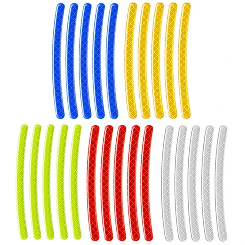 Universal Car Door Open Reflective Strips Warning Stickers 4PCS Safety Mark Warning Reflective Auto Exterior Interior Reflector