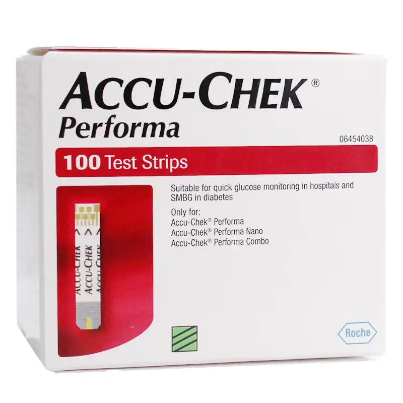 Tira reactiva de glucosa en sangre Accu-Chek Performa 50 piezas / 100 piezas (exp: 28/12, 2025