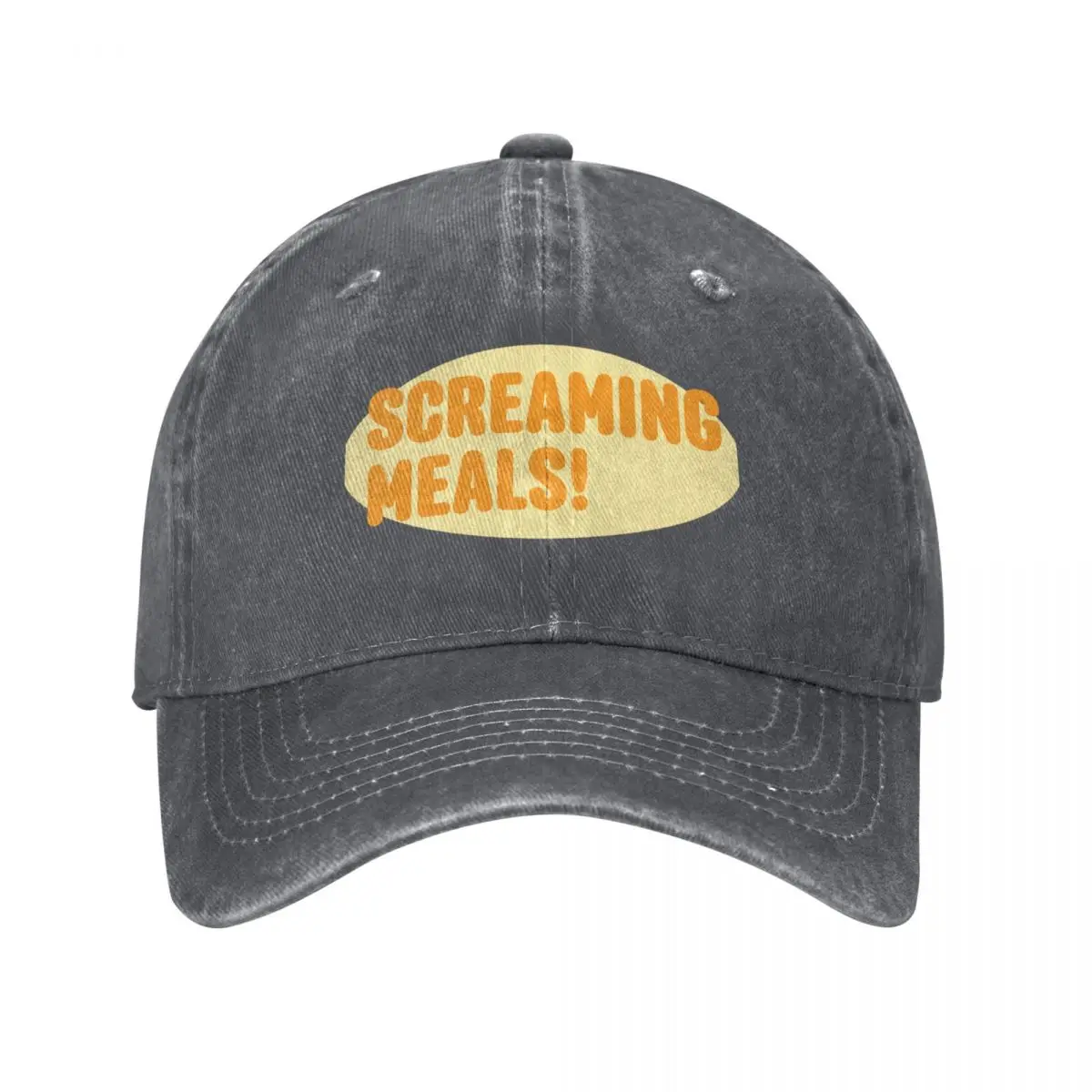 

screaming meals logo Baseball Cap cute Hat Man For The Sun funny hat Caps For Men Women's