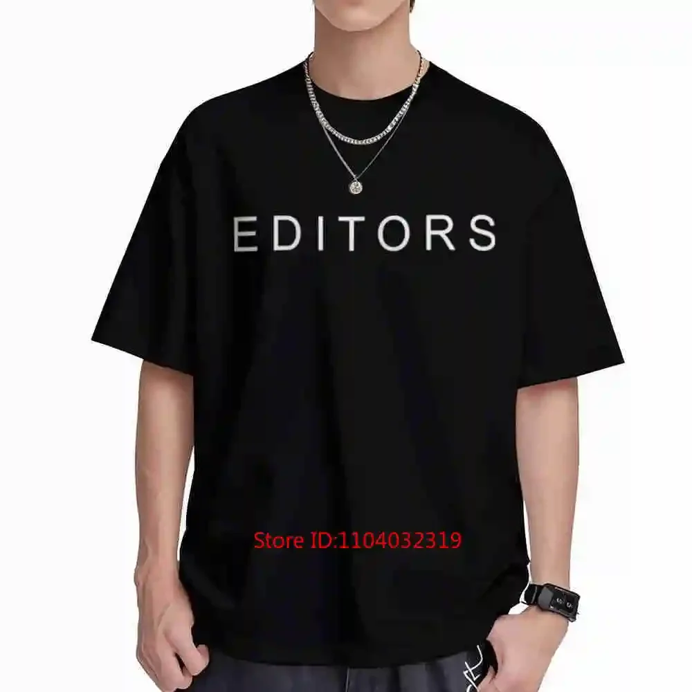 Editors Short Sleeve Tee 100% Cotton T-Shirt