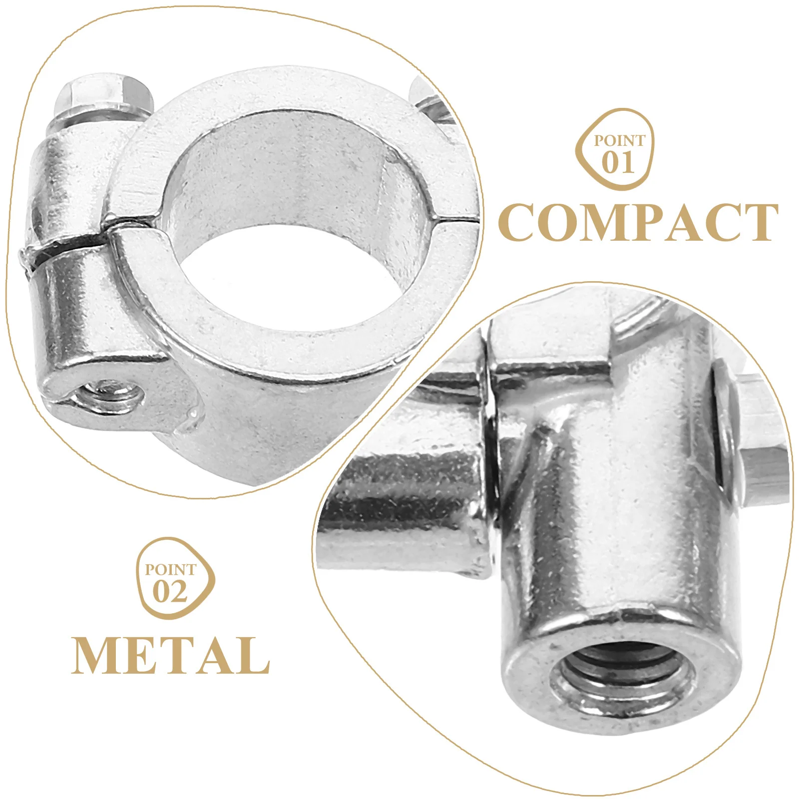 

Obuyke 2pcs Motorcycle Rear View Mirror Holder Bracket for Bike Mount Accessories