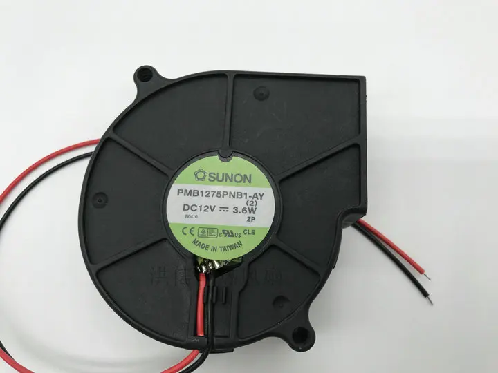 

1 шт. * НОВЫЙ ОРИГИНАЛЬНЫЙ PMB1275PNB1-AY 12 В 3,6 Вт 7530 75*75*30 мм Охлаждающий вентилятор Радиатор