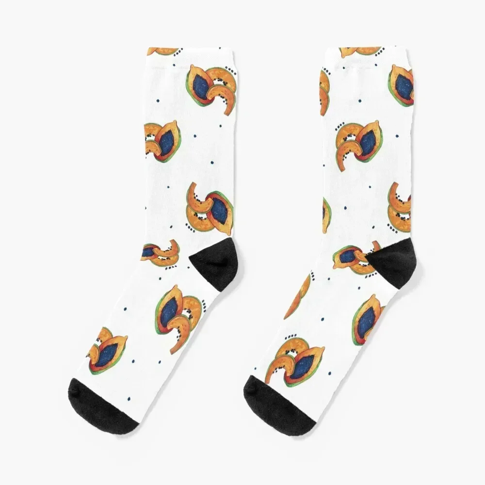

Papaya Celebration Socks Wholesale floor heated Men's Ladies Socks Men's