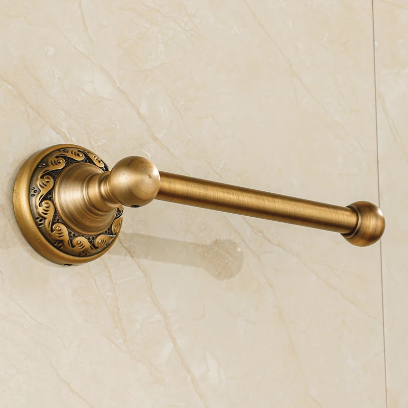 Toilet Paper Holder Wall Mounted Vintage Classic Bathroom  Antique Brass Roll Tissue Box Bathroom Accessories YT-13992