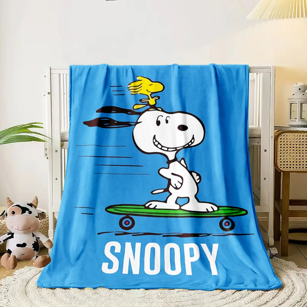 Snoopy Blanket Seasonal blankets Used for sofas, beds, living rooms, travel picnics, blankets, gifts, thin blankets