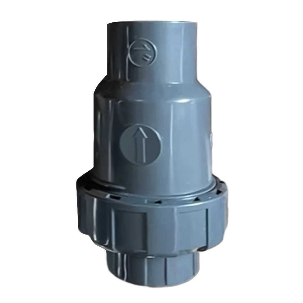 Valves Check Valves None 1pcs 32mm/1.26inch Anti Backflow Gray PVC Pool Check Valves Pools Accessories Brand New