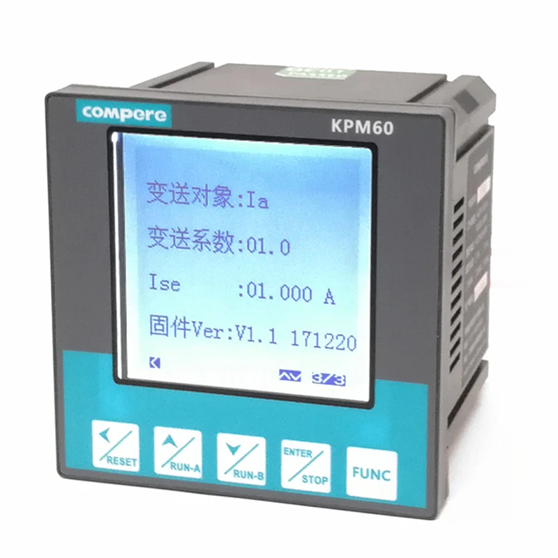 Factory Price 3 Phase 380v Voltage Protector KPM60 Real Time Monitoring Digital Motor Protection Relay