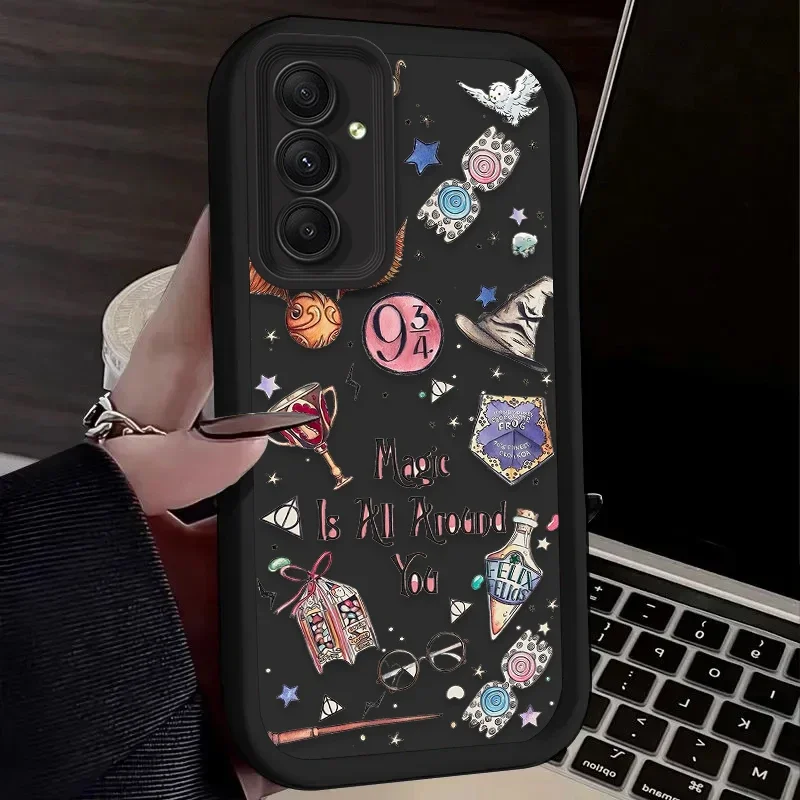 Magic Potters Wand Harries Case For Samsung Galaxy A56 A36 A26 A16 A06 A15 A25 A35 A55 5G S25 S24 S23 Ultra S22 S21 Plus FE Capa - náhled 5