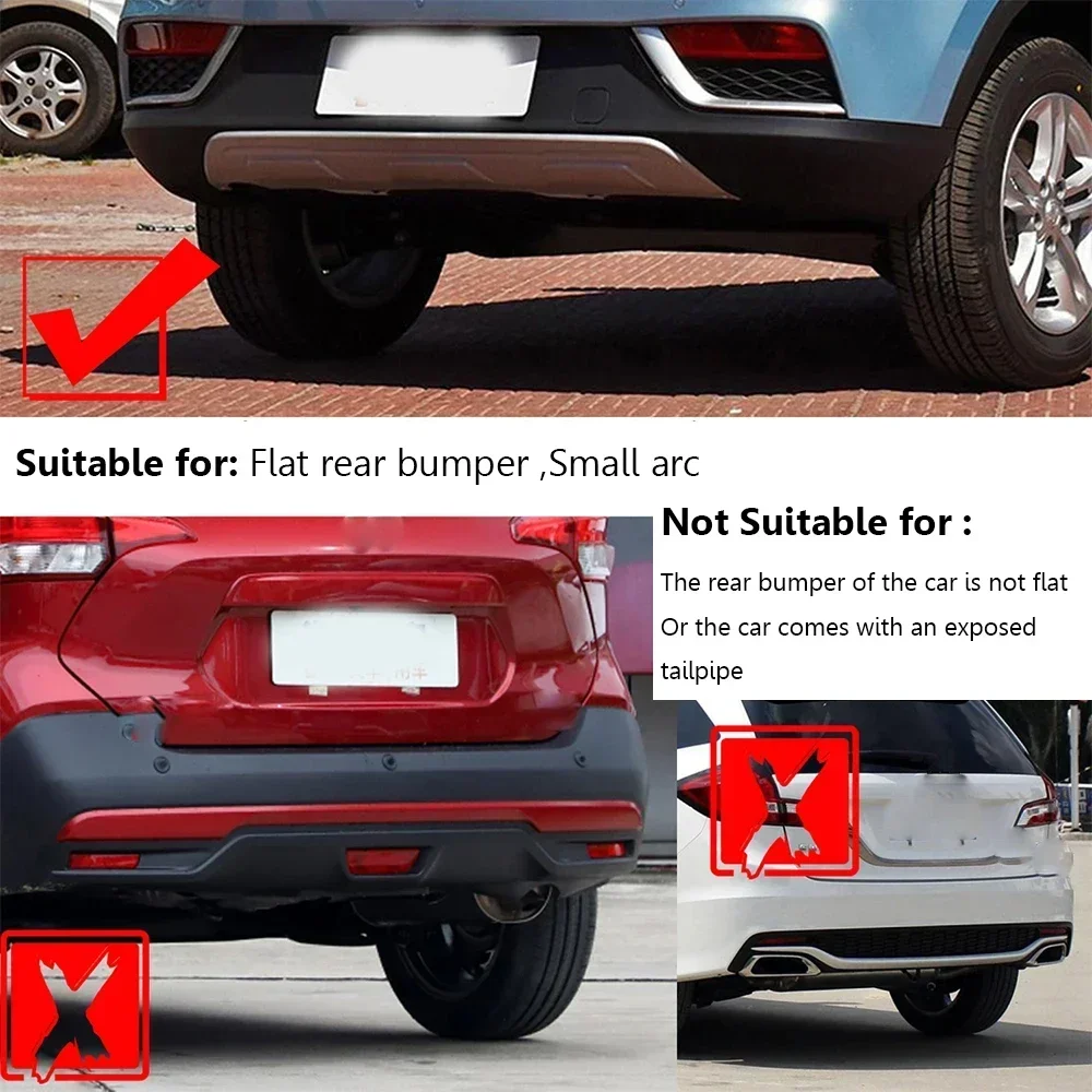 118/128CM Universal Car Bumper Rear Lip Rear Spoiler Bumper Auto Rear-lip Bumpers High Quality PP Material Car Spoiler Diffuser