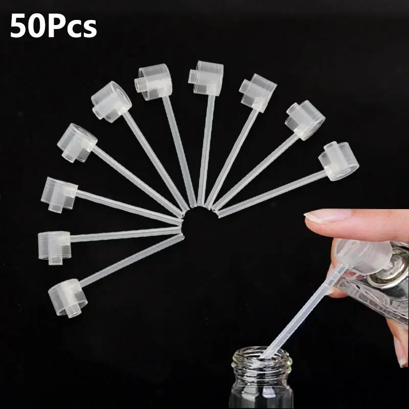 100 Pieces Fine Mist Pump Dispenser Portable Cosmetic Spray Bottle Head Recargable Makeup Perfume Atomizer Refill Filling Device