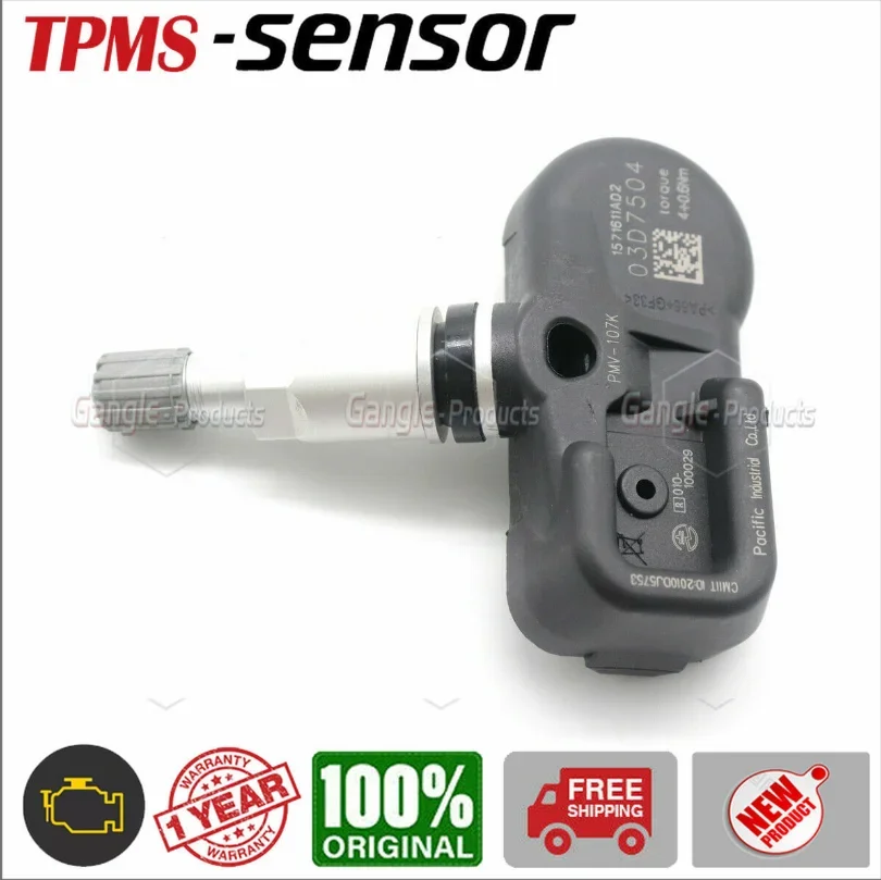 4PCS 42607-50010 TPMS 42607-50011 TPMS  Tire Pressure Sensor for Lexus ES GS IS LS Toyota Land Cruiser RAV4 PMV-107K