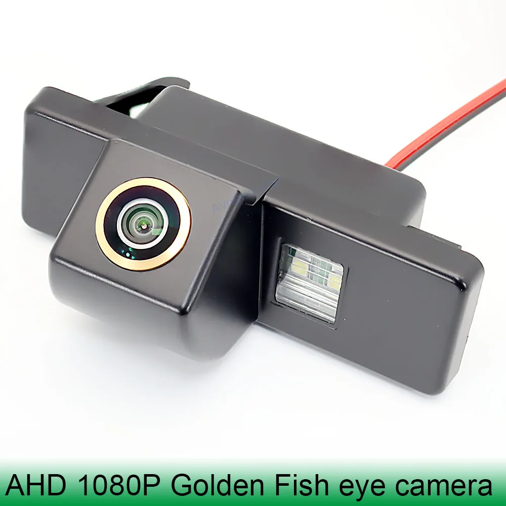 Golden Fish Eye AHD 1080P Rear View Camera For Peugeot 307 SW For Peugeot 308 CC SW Car reversing camera HD Night Vision