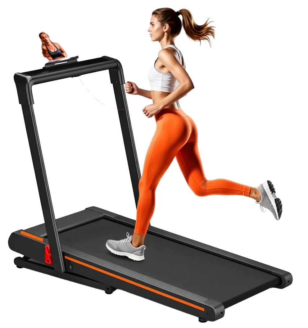 Walking Pad Treadmill Speaker 4-in-1 6.2MPH Home App Compatible 10% Incline LED Display 2.75HP Brushless Motor 350LB Weight