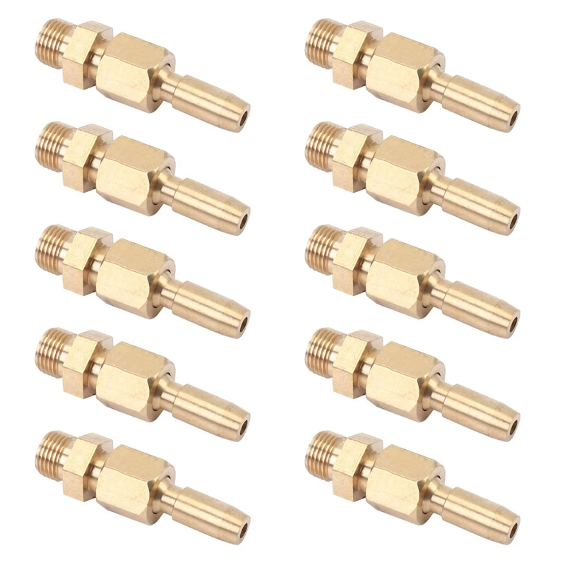 60Pcs 1/8 Inch DN6 Brass Gushing Spray Water Fountain Nozzles Universal Water Curtain Nozzle