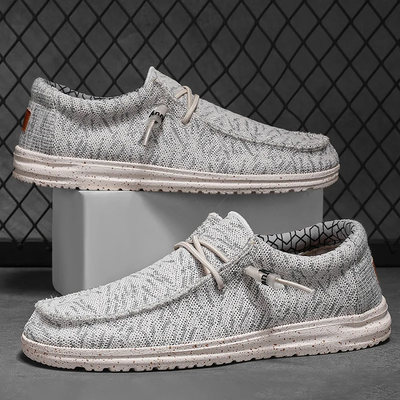 

YRZL Mens 2025 Loafers Casual Shoes Men Fashion Sneakers Vulcanize Canvas Breathable Slip Resistant Lightweight Walking Shoes